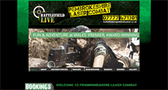Desktop Screenshot of battlefieldlivepembrokeshire.co.uk